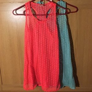 BUNDLE!! Neon Pink and Blue Circo Swimwear Covers